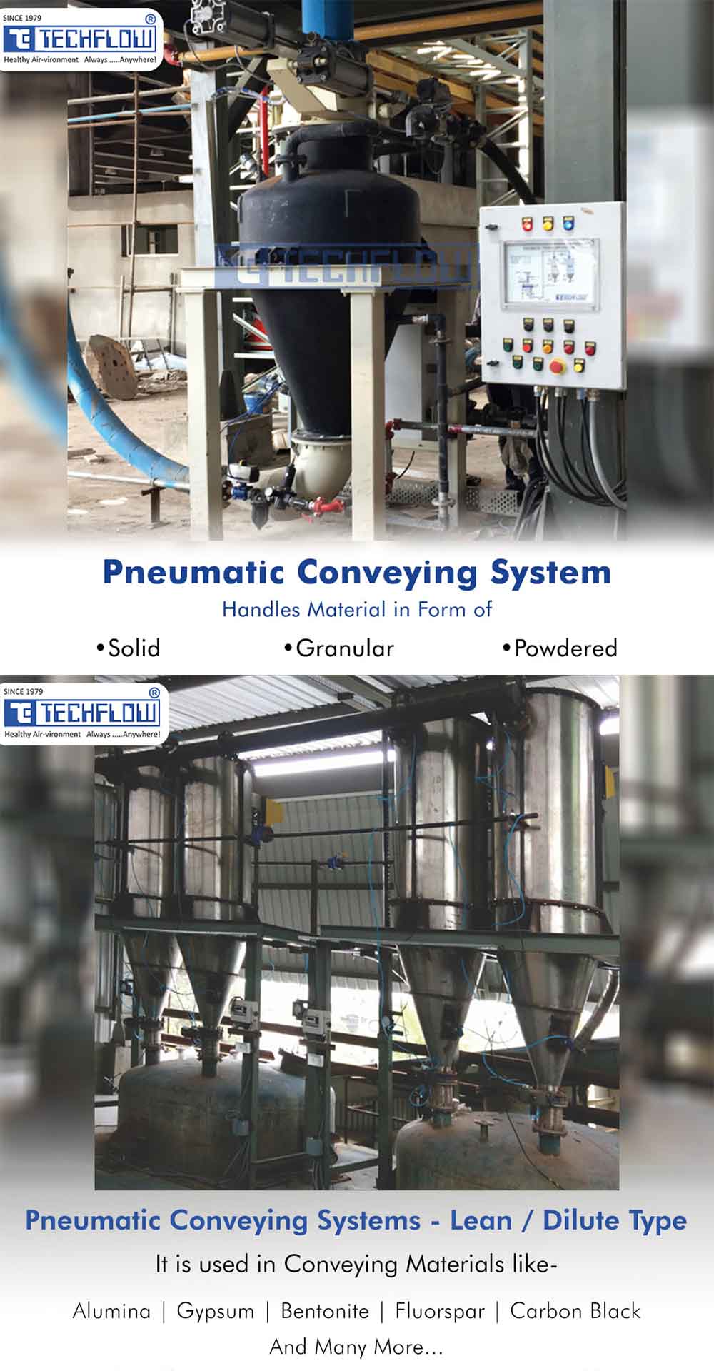 Pneumatic Conveying System a Material Handling System