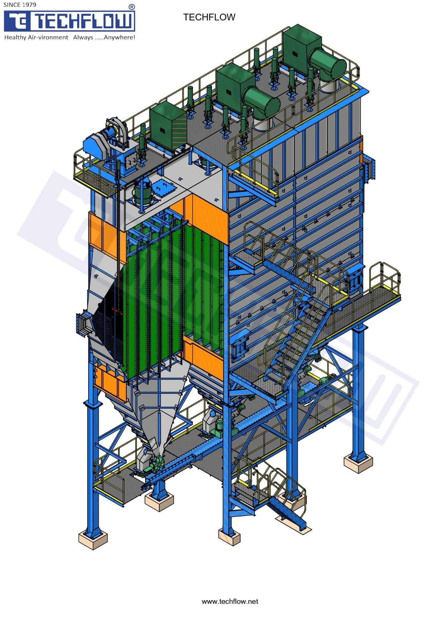 Techflow ESP 3D Section view